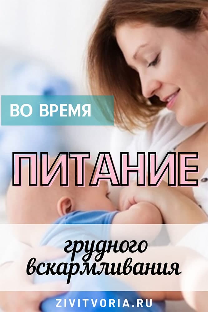Меню для кормящей мамы | Журнал ZiviTvoria