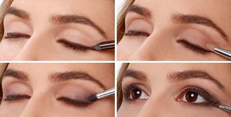 Пошаговая инструкция для макияжа глаз с нависшим веком